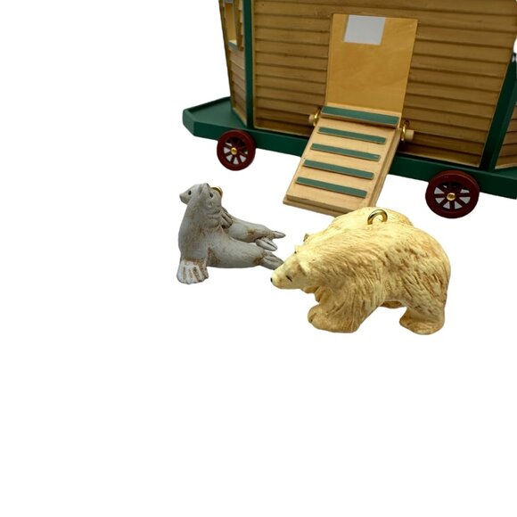 Hallmark Keepsake Ornament Noah's Ark Three Piece Set Special Edition Handcrafte - Picture 10 of 13